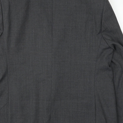 Mens UK Size 44 M&S Regular Grey Suit Jacket