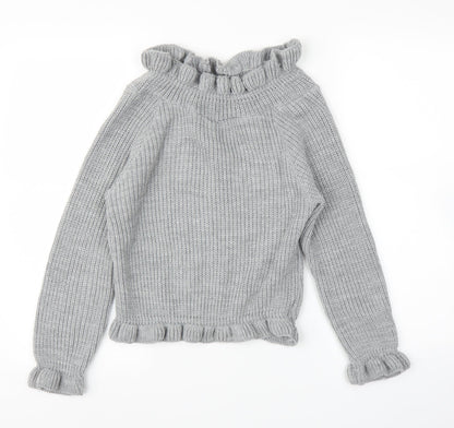 Misspap Womens Grey   Pullover Jumper Size S