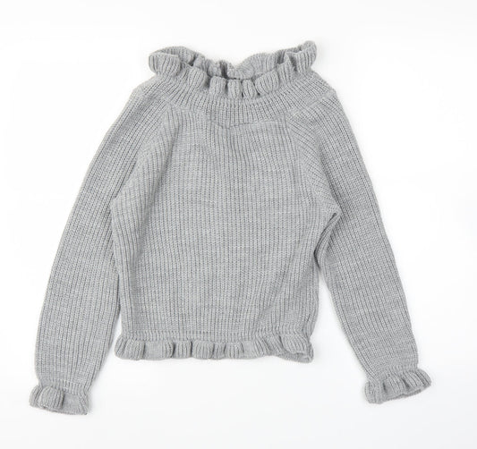 Misspap Womens Grey   Pullover Jumper Size S