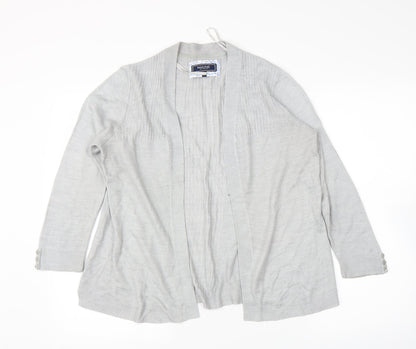 Debenhams Womens Grey   Cardigan Jumper Size 12