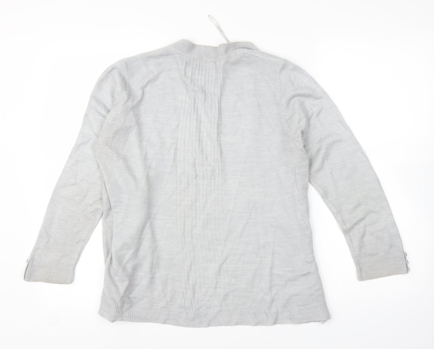 Debenhams Womens Grey   Cardigan Jumper Size 12