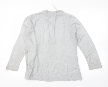 Debenhams Womens Grey   Cardigan Jumper Size 12