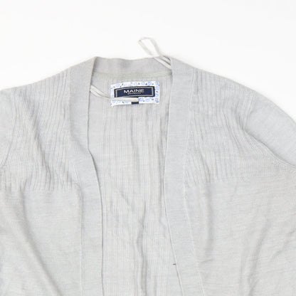 Debenhams Womens Grey   Cardigan Jumper Size 12