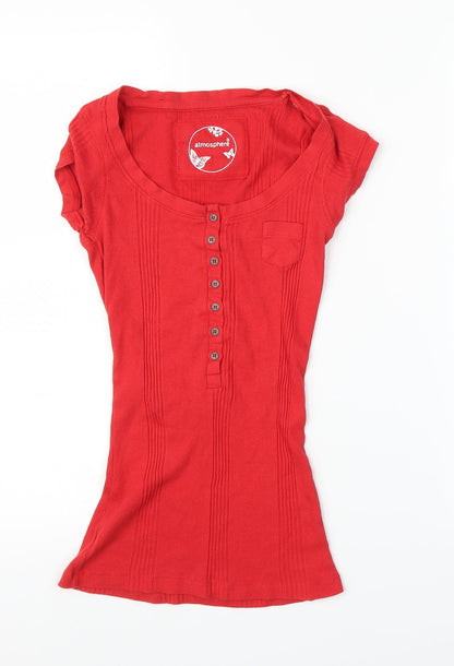 Primark Womens Red   Tunic T-Shirt Size XS
