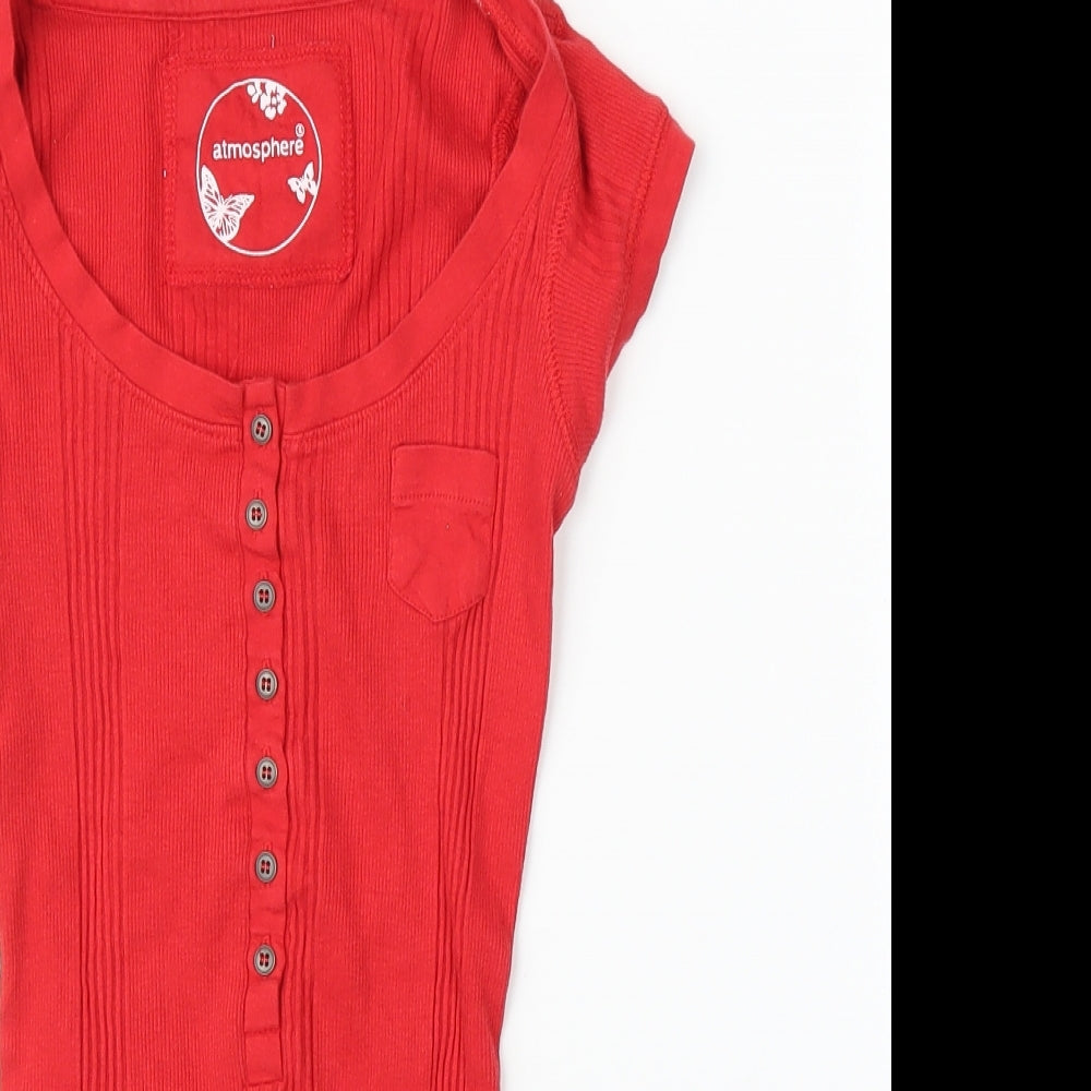 Primark Womens Red   Tunic T-Shirt Size XS