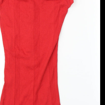 Primark Womens Red   Tunic T-Shirt Size XS