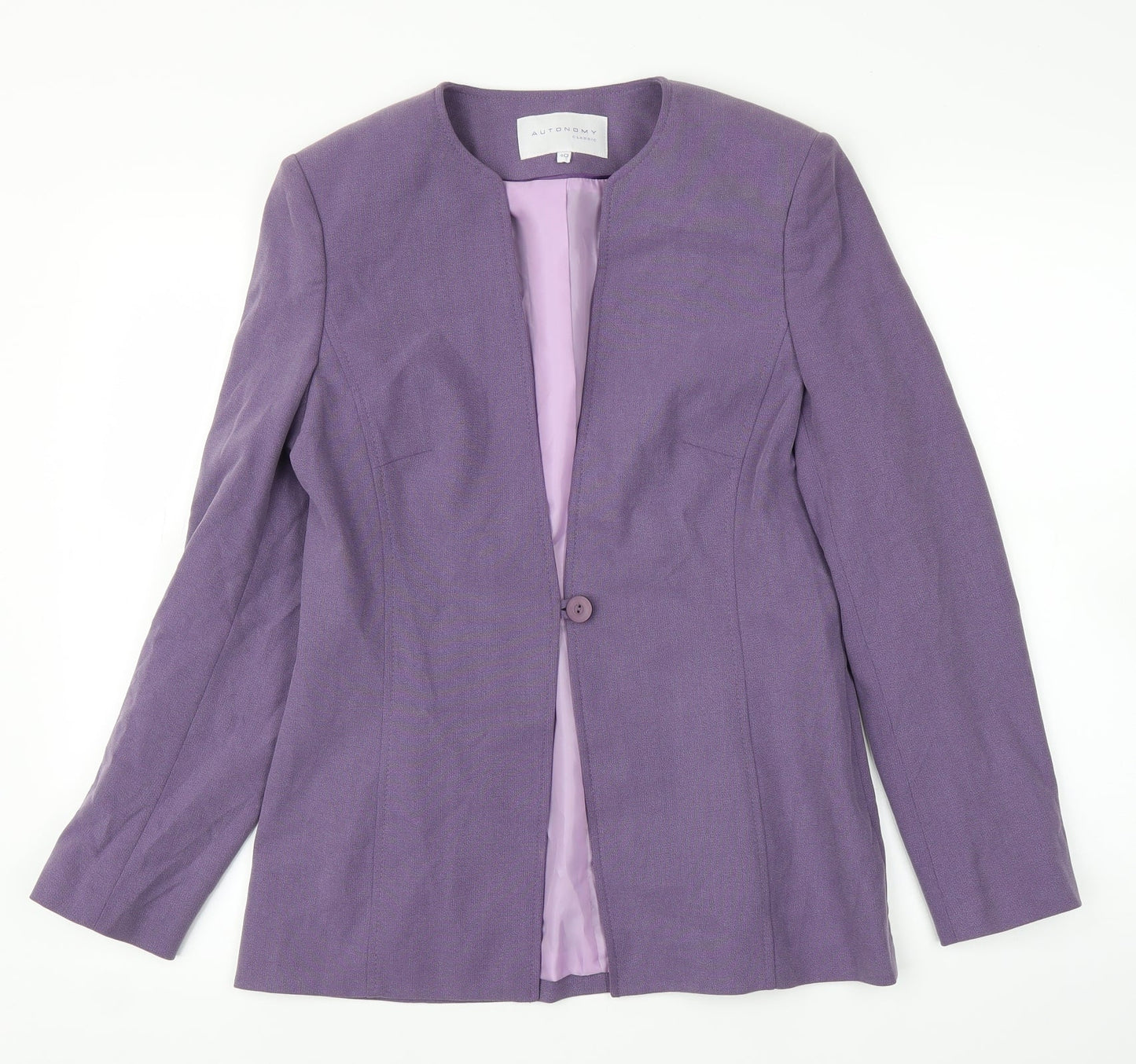 Autonomy Womens Purple   Cardigan Jumper Size 10