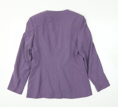 Autonomy Womens Purple   Cardigan Jumper Size 10