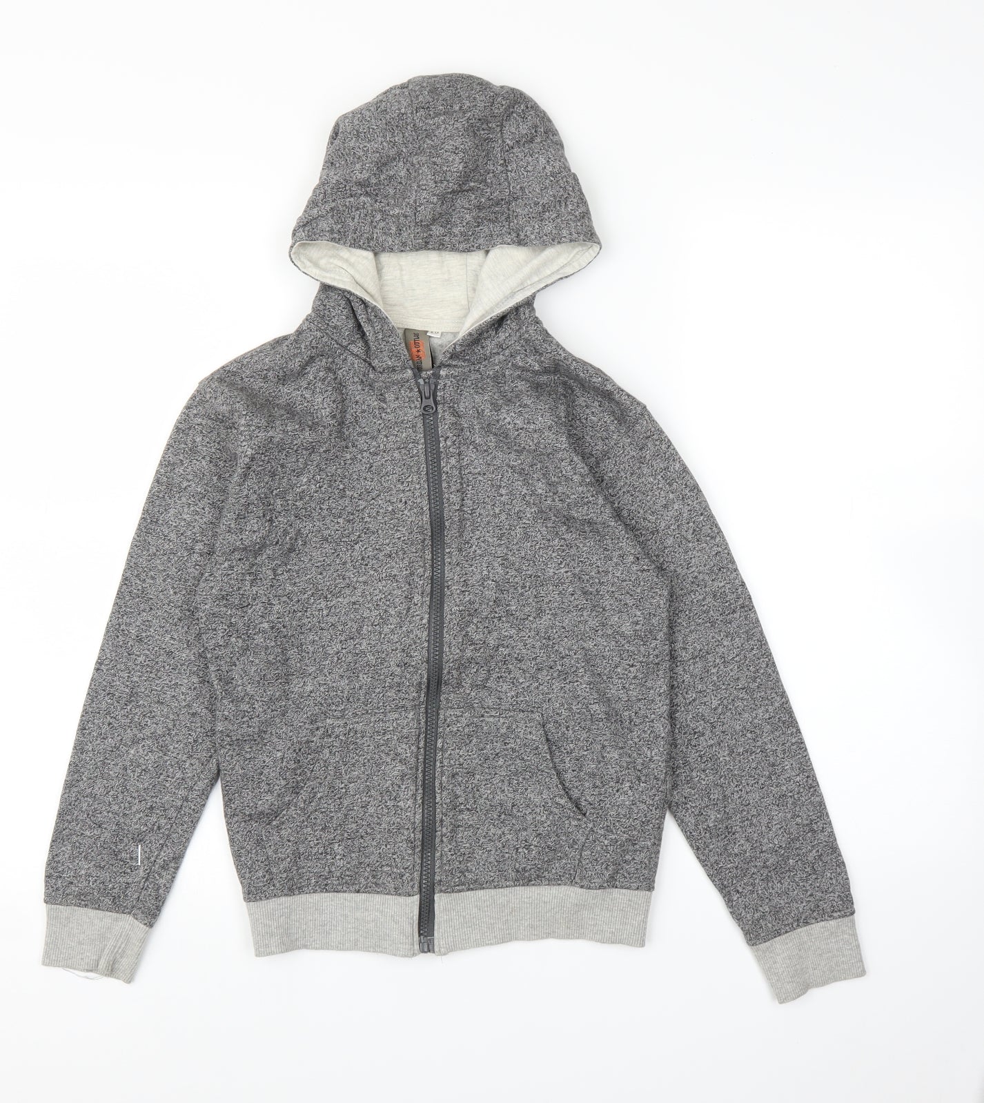 Urban Outlaws Boys Grey   Full Zip Hoodie Size 9-10 Years