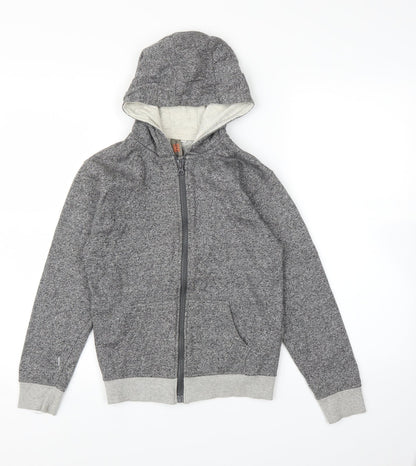 Urban Outlaws Boys Grey   Full Zip Hoodie Size 9-10 Years