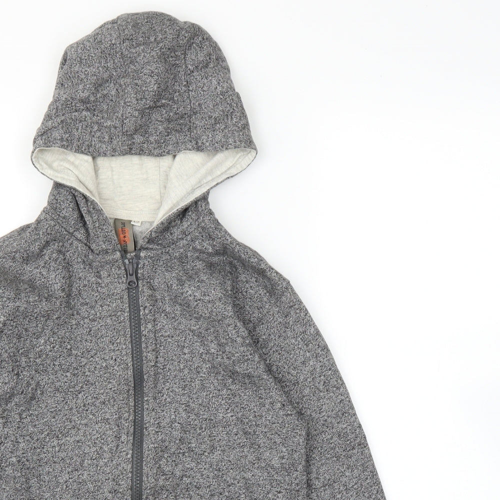 Urban Outlaws Boys Grey   Full Zip Hoodie Size 9-10 Years