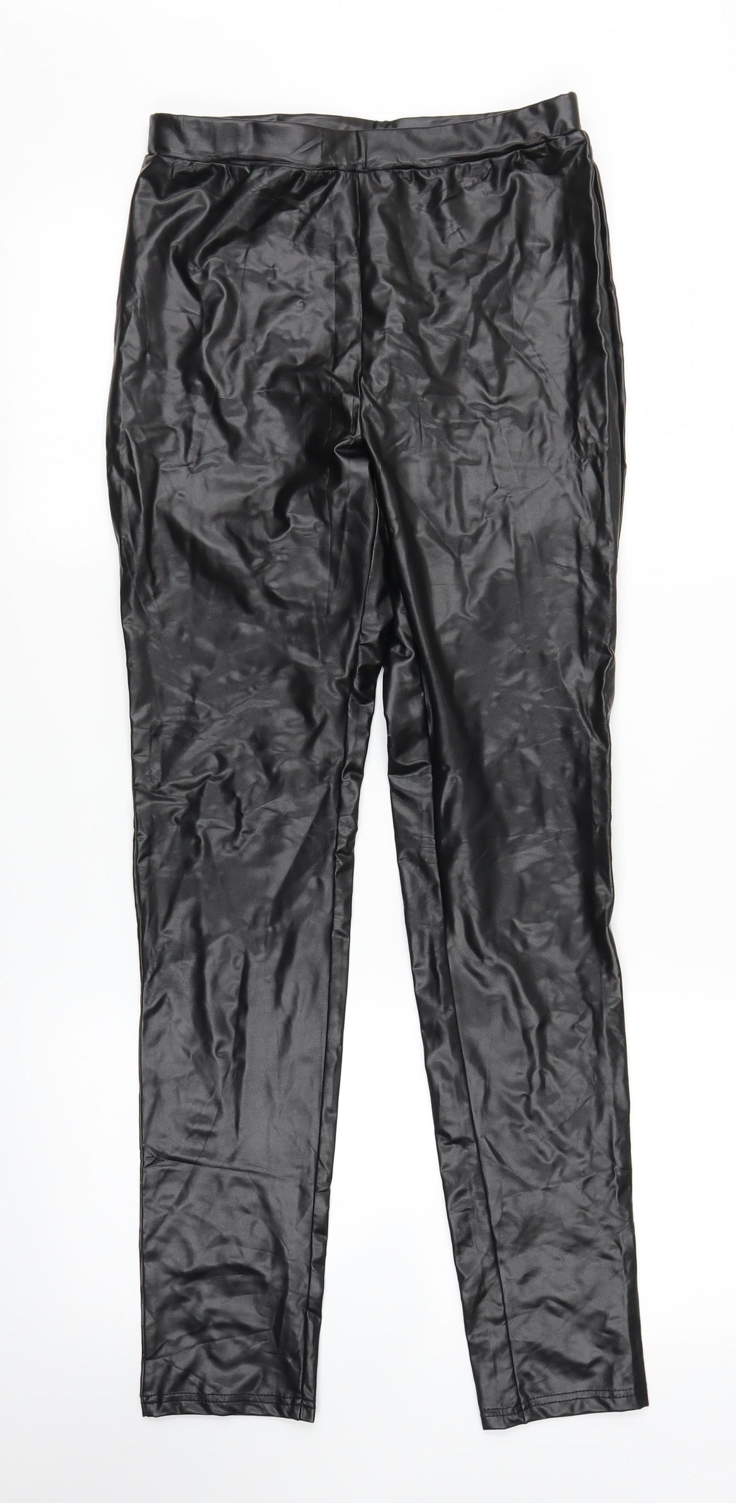 Lucce Womens Black   Carrot Trousers Size M L28 in