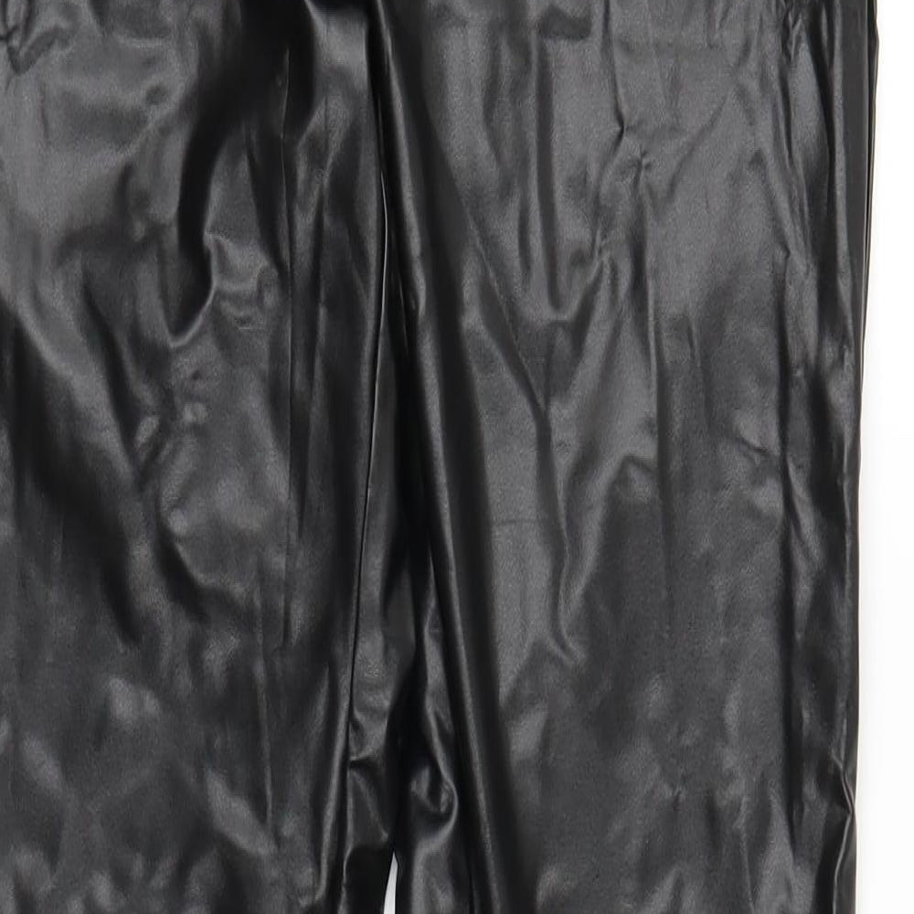 Lucce Womens Black   Carrot Trousers Size M L28 in