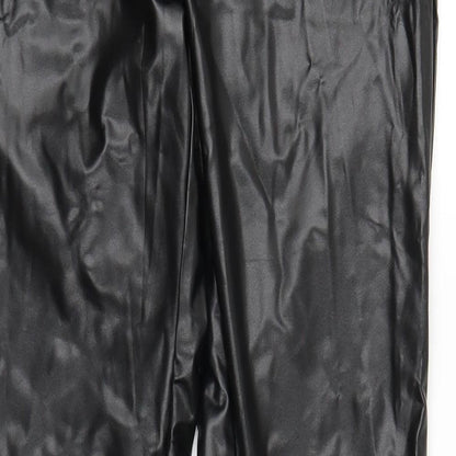 Lucce Womens Black   Carrot Trousers Size M L28 in