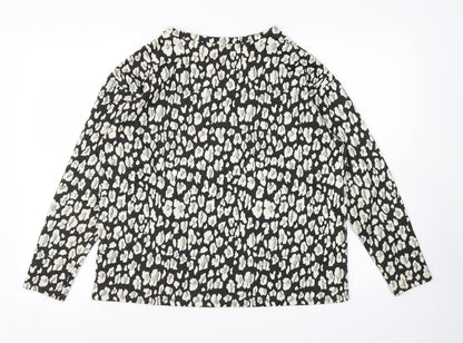 Primark Womens Beige Animal Print  Pullover Jumper Size 12  - Leopard print