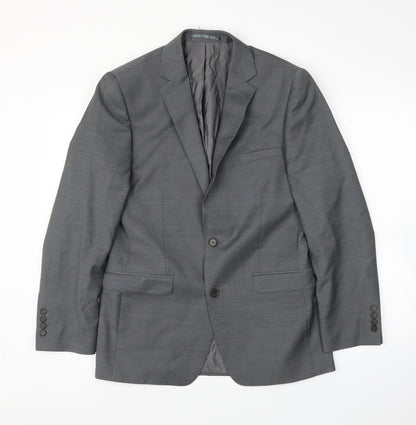 Mens UK Size 38 French Connection Regular Grey Suit Jacket