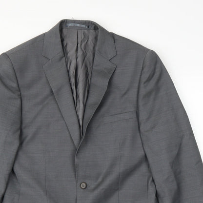 Mens UK Size 38 French Connection Regular Grey Suit Jacket