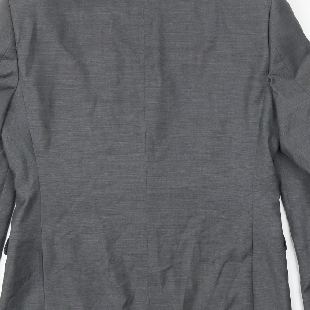 Mens UK Size 38 French Connection Regular Grey Suit Jacket