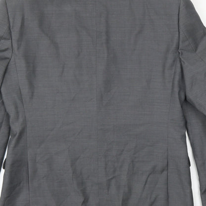 Mens UK Size 38 French Connection Regular Grey Suit Jacket