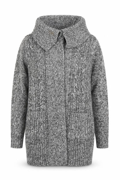 F&F Womens Grey   Cardigan Jumper Size 10
