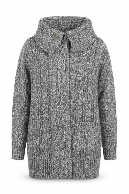 F&F Womens Grey   Cardigan Jumper Size 10