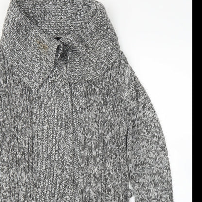 F&F Womens Grey   Cardigan Jumper Size 10