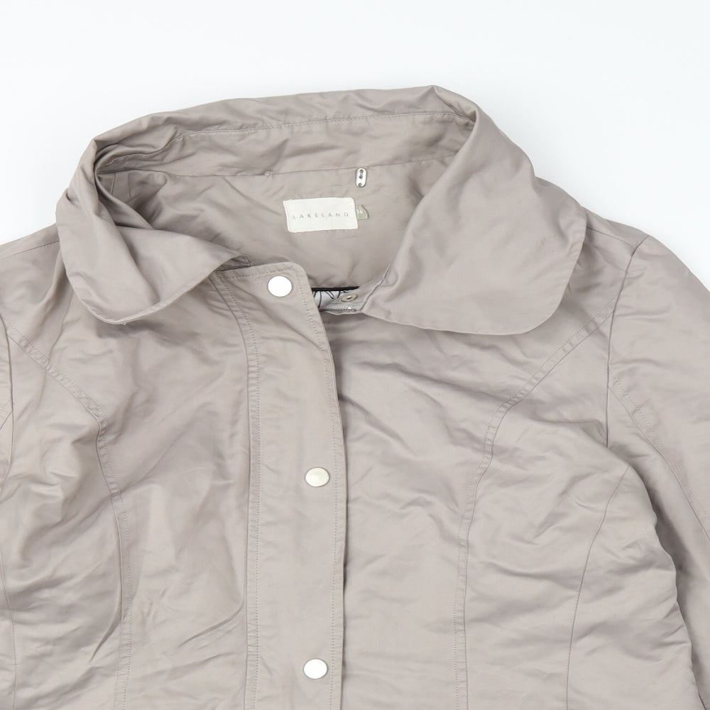 Lakeland Womens Beige   Jacket Coat Size 18