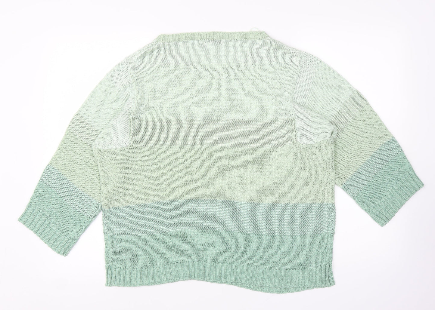 M&Co Womens Green   Pullover Jumper Size 16
