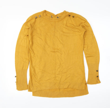 Primark Womens Yellow   Pullover Jumper Size XS