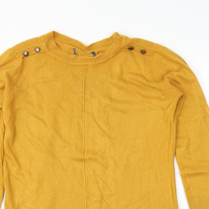 Primark Womens Yellow   Pullover Jumper Size XS