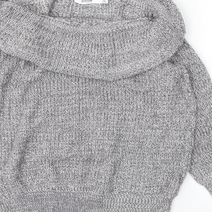 Just Fab Womens Grey   Pullover Jumper Size XL