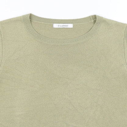 M&S Womens Green   Basic T-Shirt Size 14