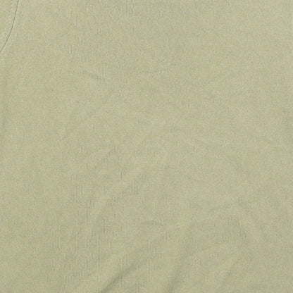 M&S Womens Green   Basic T-Shirt Size 14