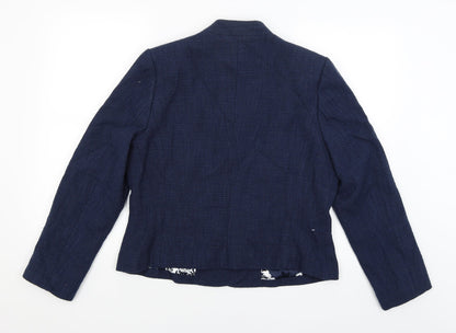 Womens UK Size 16 AMARANTO Regular Blue Blazer