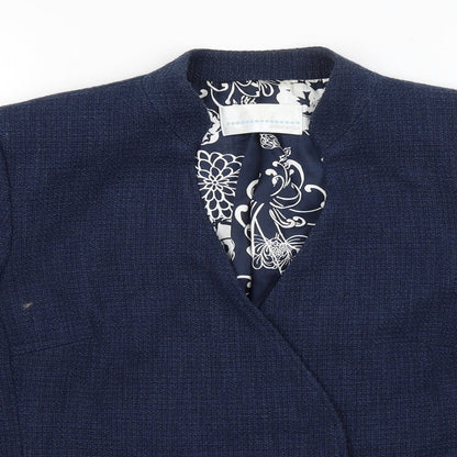 Womens UK Size 16 AMARANTO Regular Blue Blazer