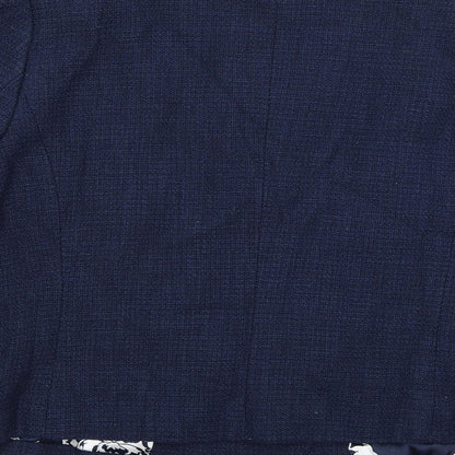 Womens UK Size 16 AMARANTO Regular Blue Blazer