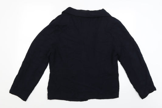 Dunnes Womens Blue   Jacket Blazer Size 18