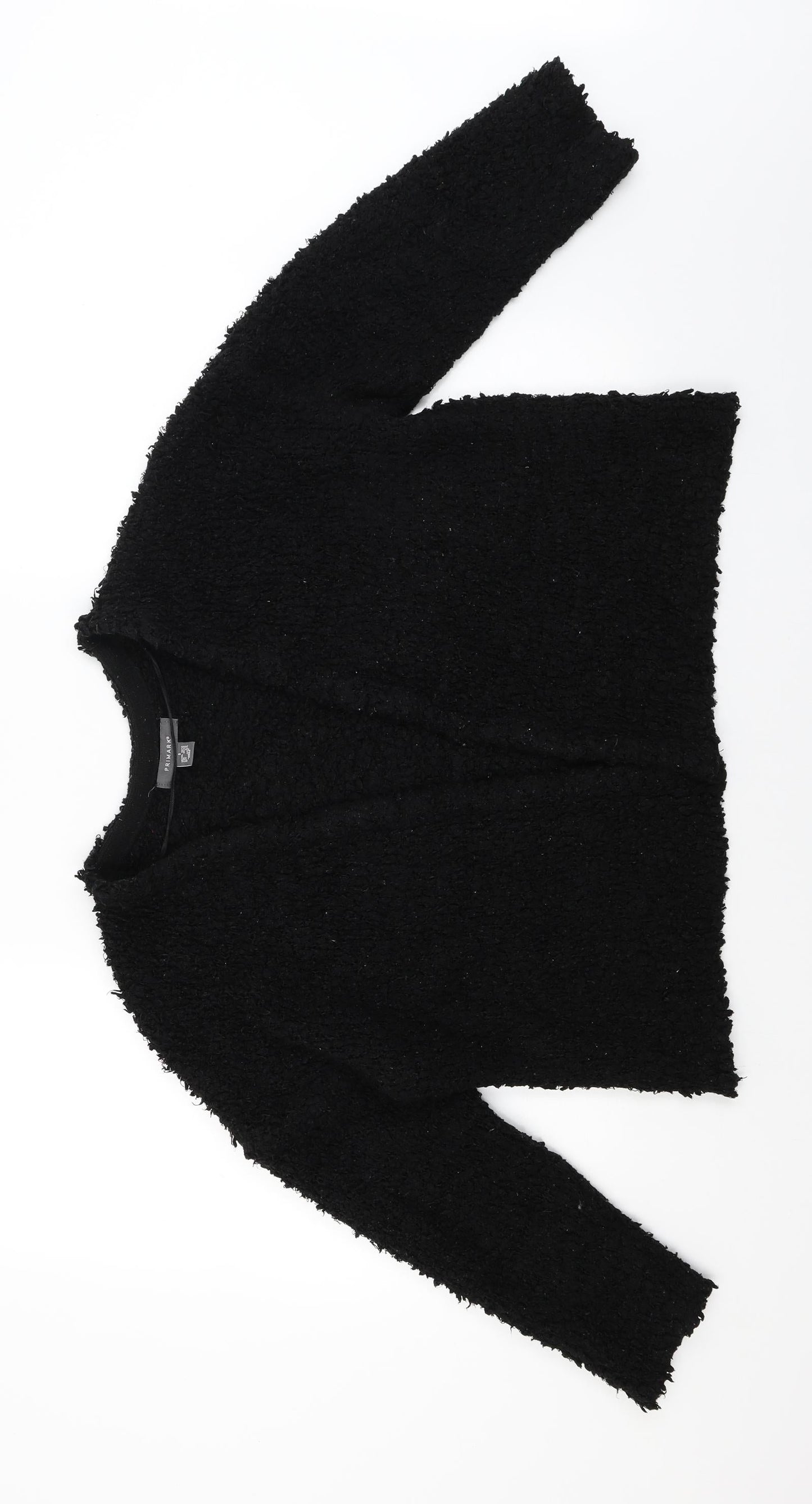 Primark Womens Black   Wrap Jumper Size 12
