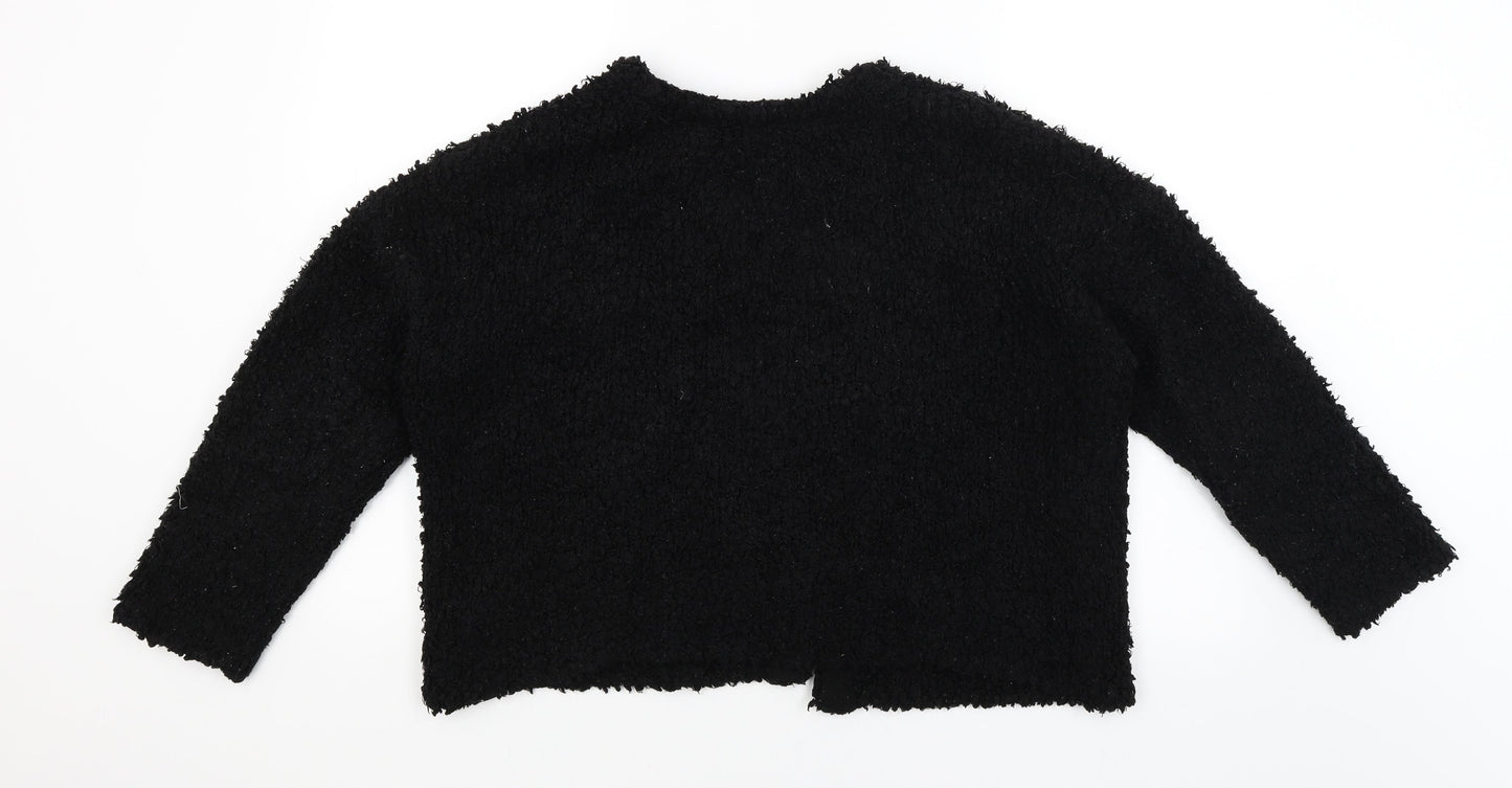 Primark Womens Black   Wrap Jumper Size 12