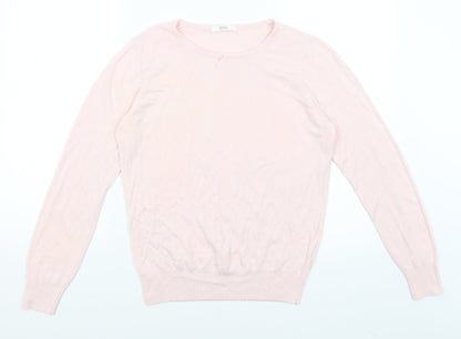 Marks & Spencer Womens Pink   Pullover Jumper Size 12