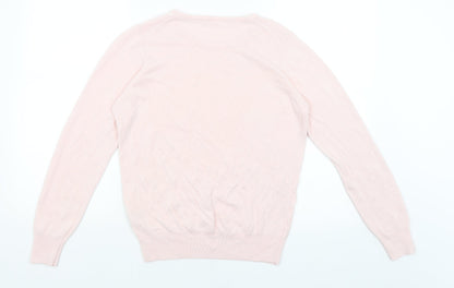 Marks & Spencer Womens Pink   Pullover Jumper Size 12