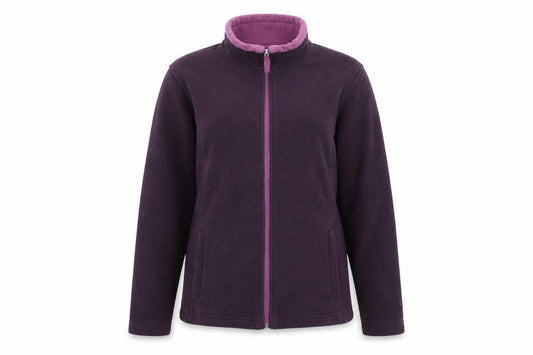 Sarah Hamilton Womens Purple   Full Zip Jumper Size M