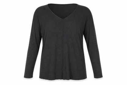 Womens UK Size 8 Topshop Grey Basic T-Shirt