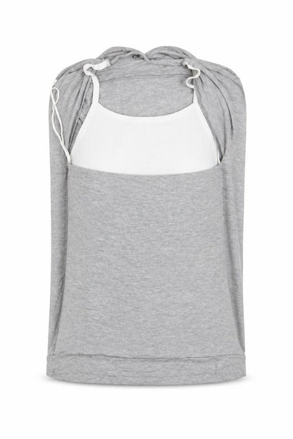 Womens UK Size 14 FALMER Grey Basic Blouse