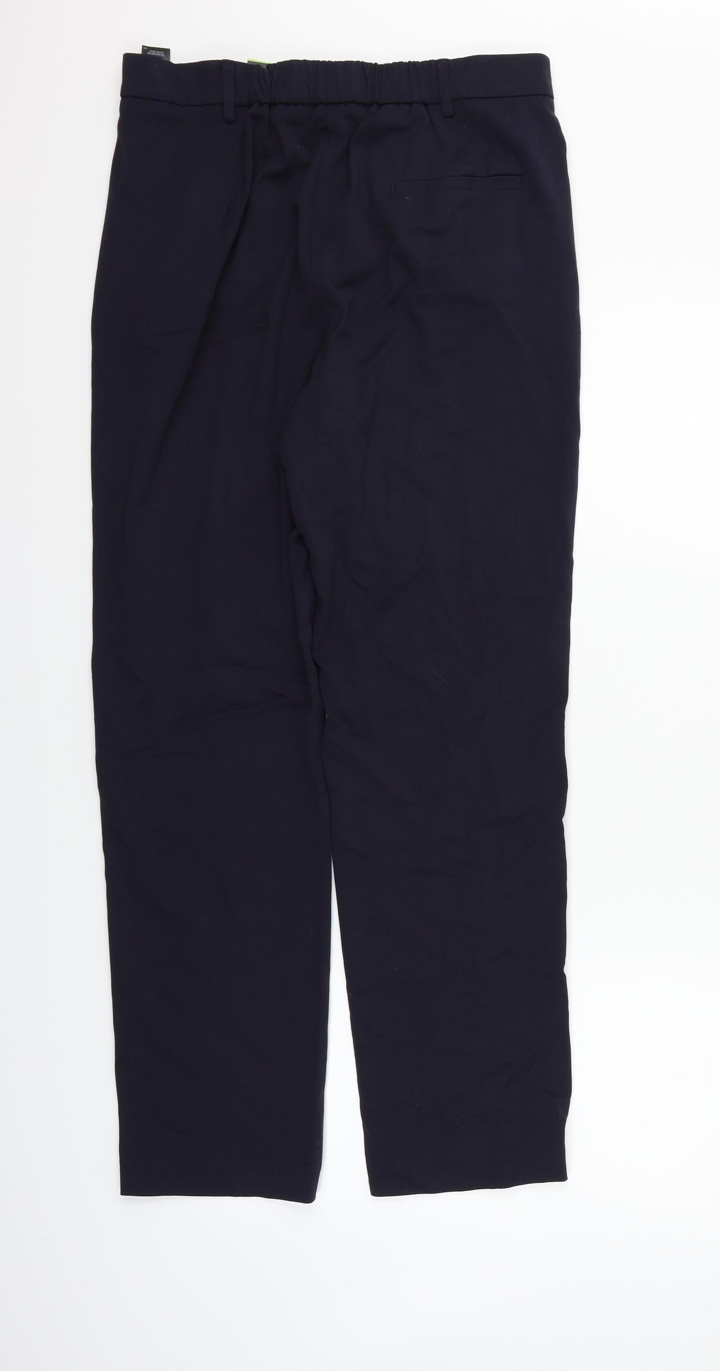 Womens UK Size 12 Marks and Spencer Regular Fit  Blue Trousers