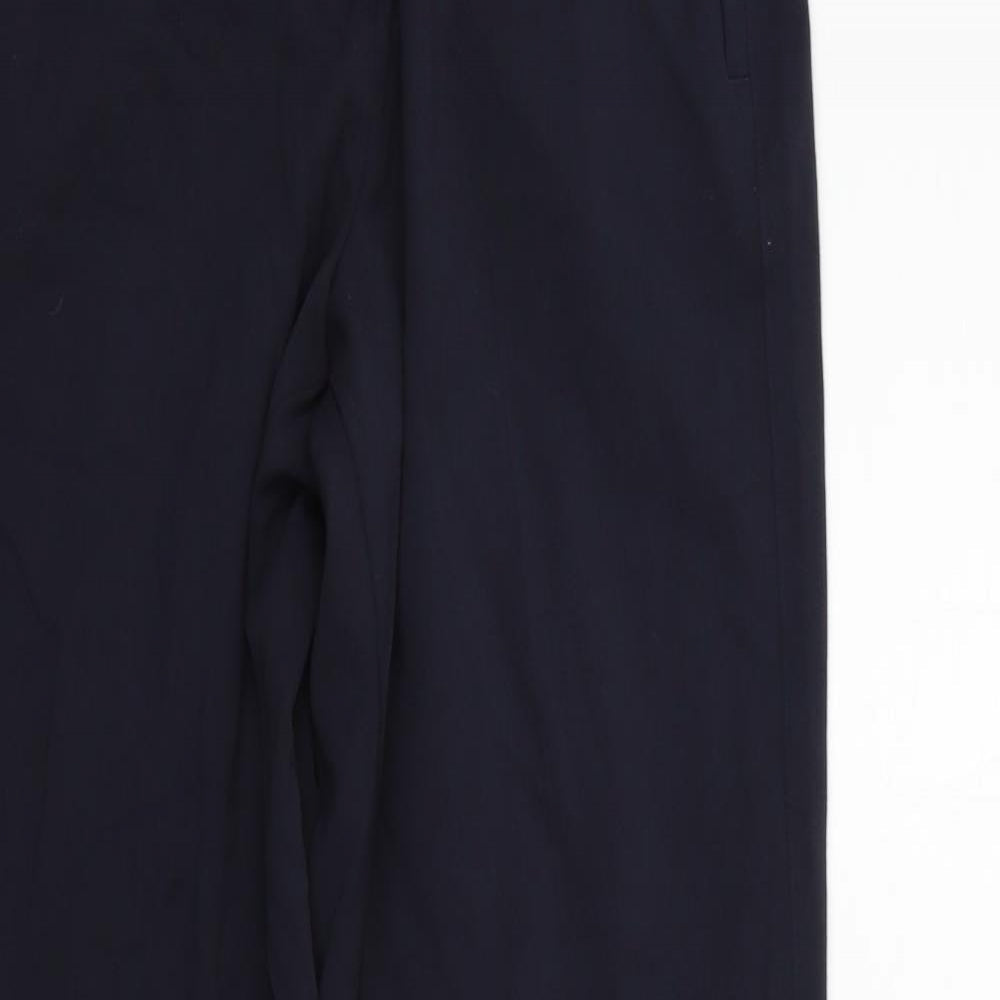 Womens UK Size 12 Marks and Spencer Regular Fit  Blue Trousers