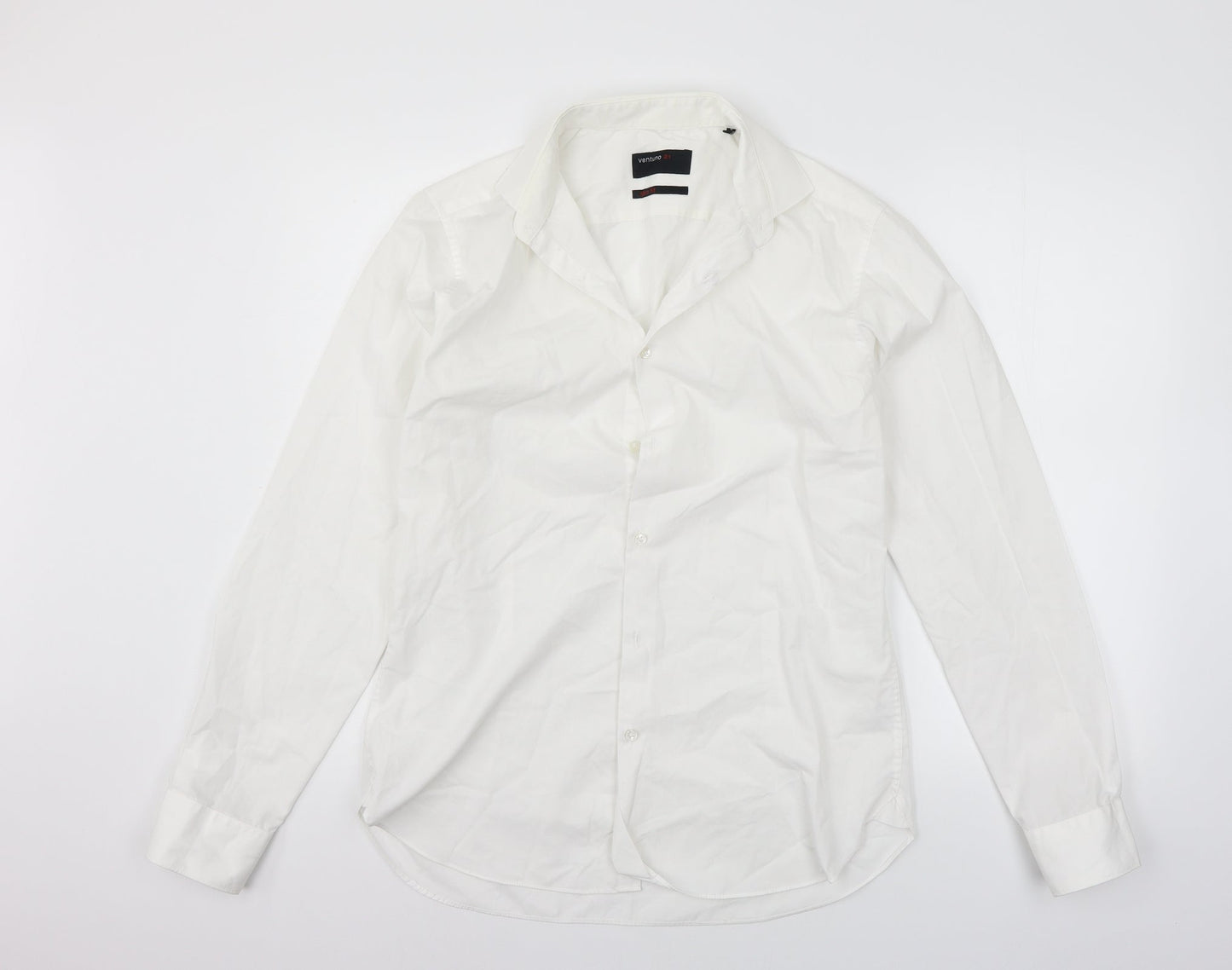 Ventuno Mens White    Button-Up Size 16