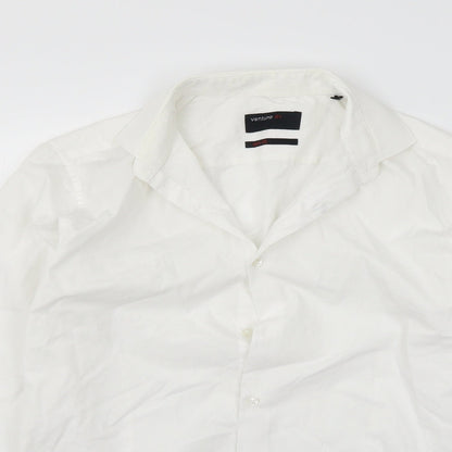 Ventuno Mens White    Button-Up Size 16