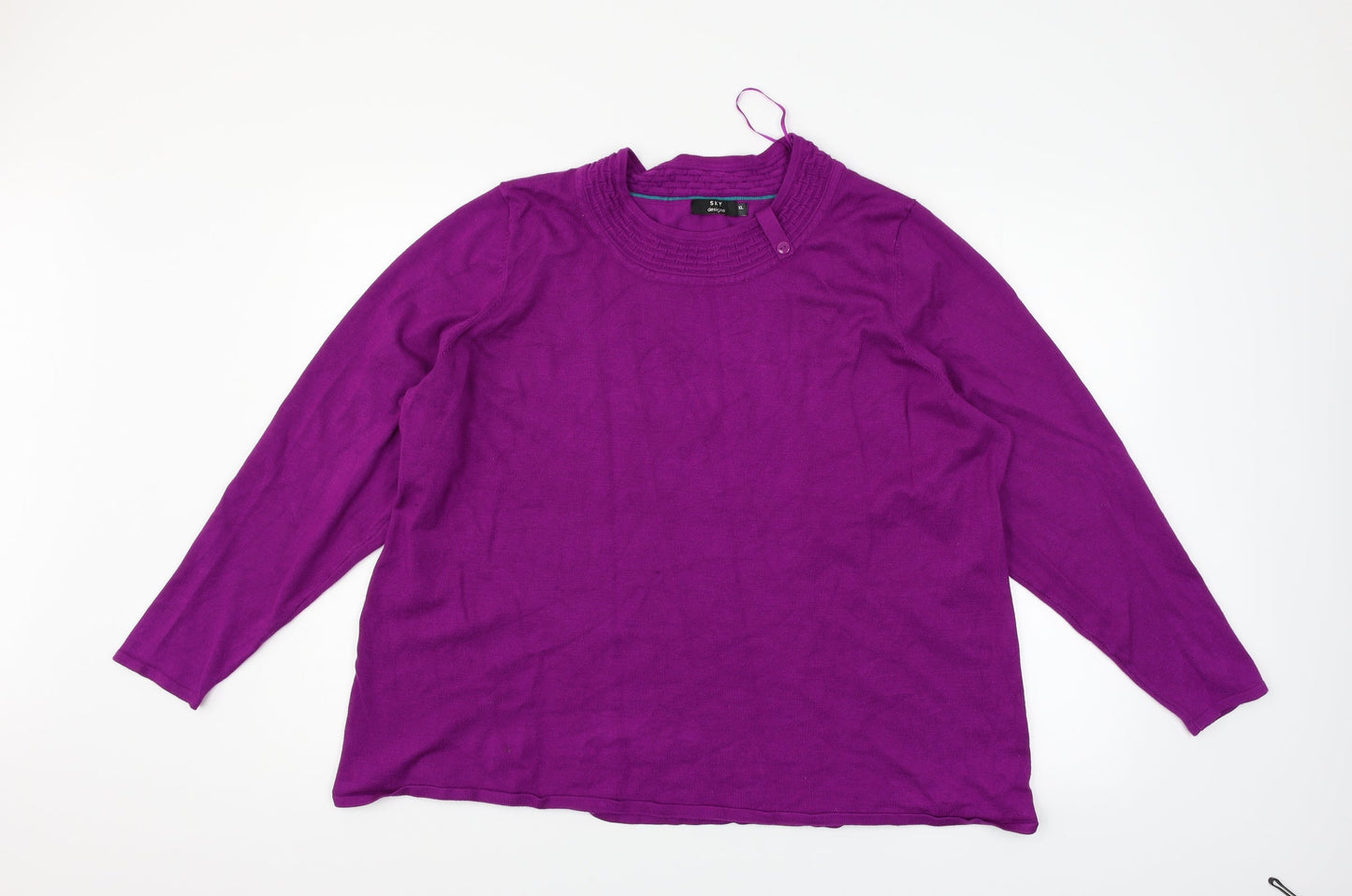 Sky Design Womens Purple   Pullover Jumper Size XL