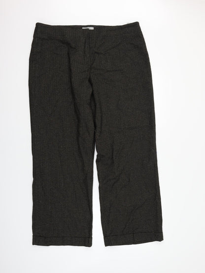 Womens UK Size 20 Marks and Spencer Regular Fit Sweatpants Green Trousers